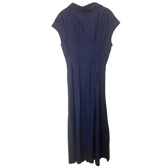 GapStudio Poplin Maxi Shirtdress Off Shoulder A Fit & Flare Silhouette - Picture 8 of 9